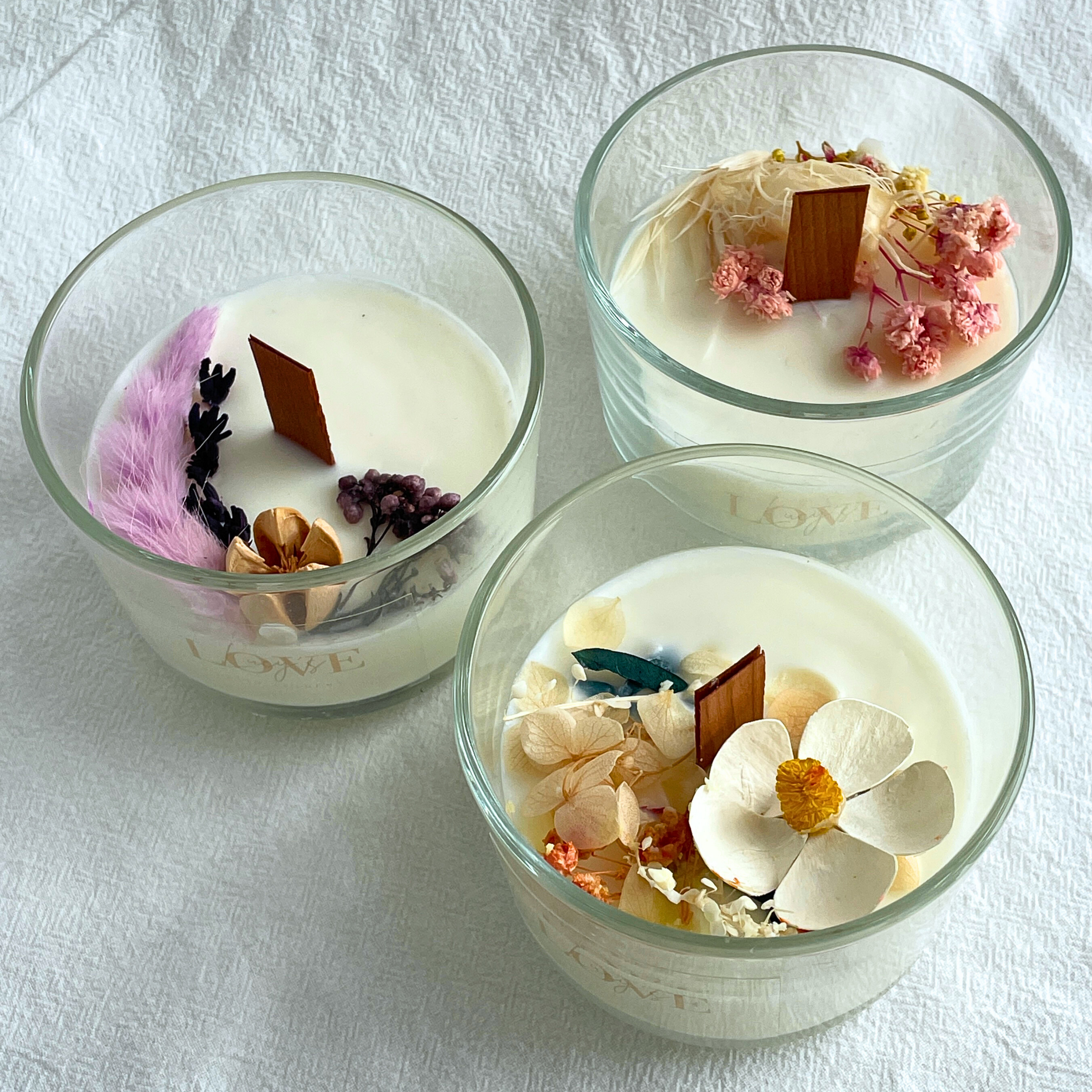 Dried Flower Candle (2)