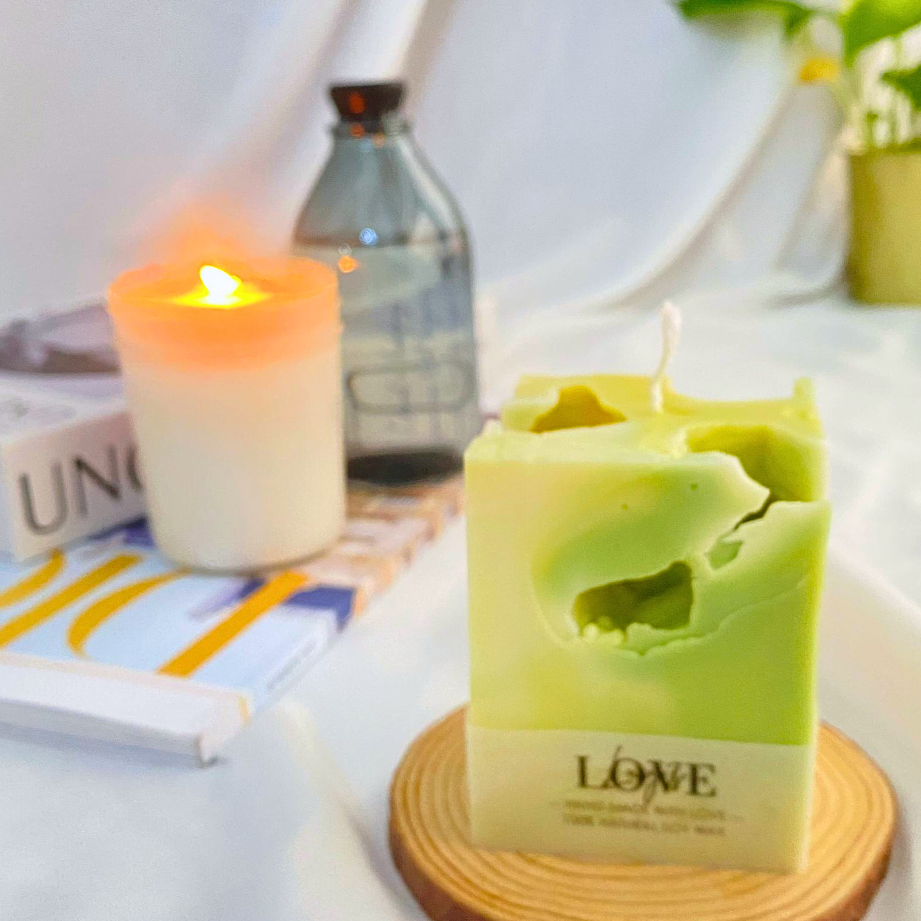 Ice Cube Candle