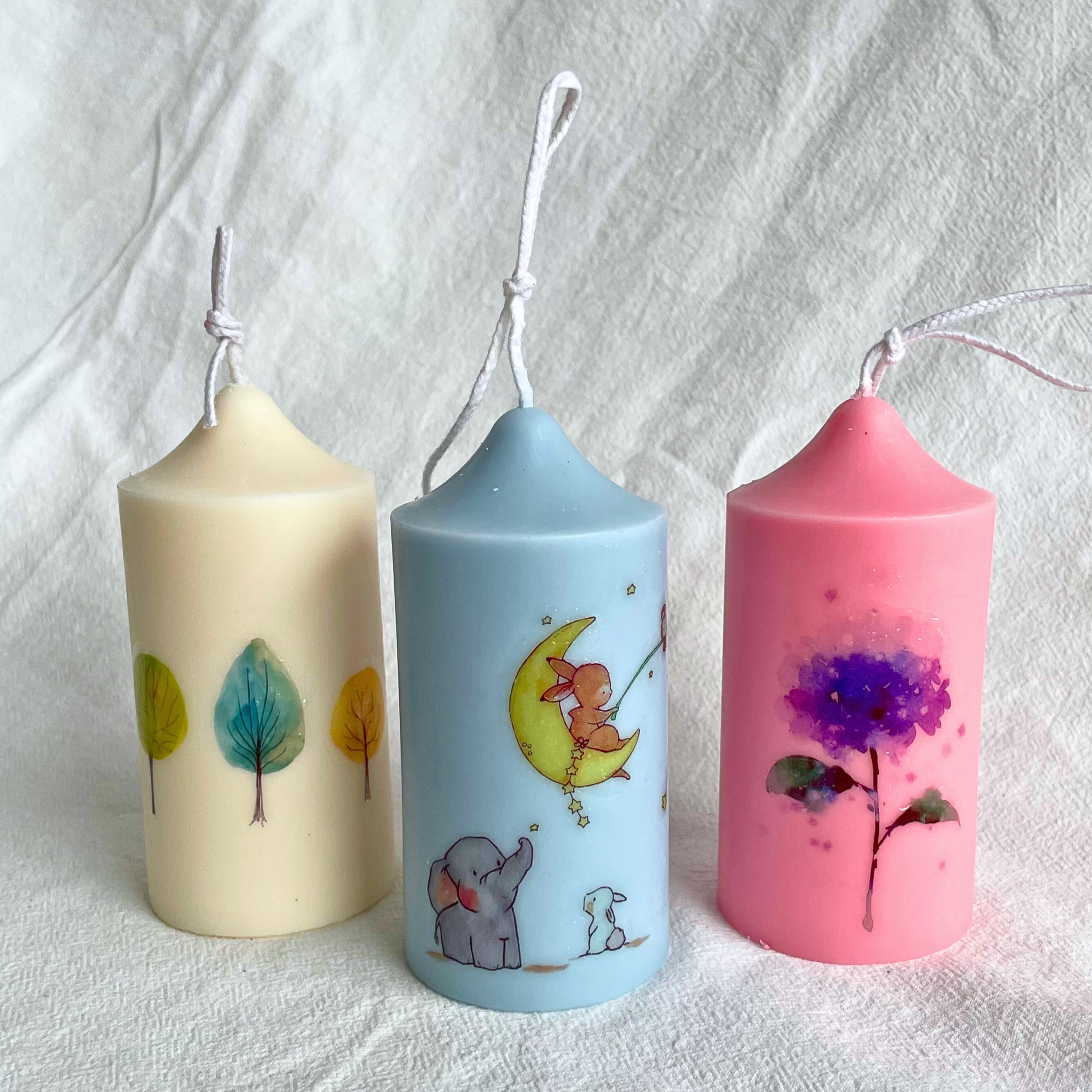 Pillar Candle Water Decal Stamping (2)