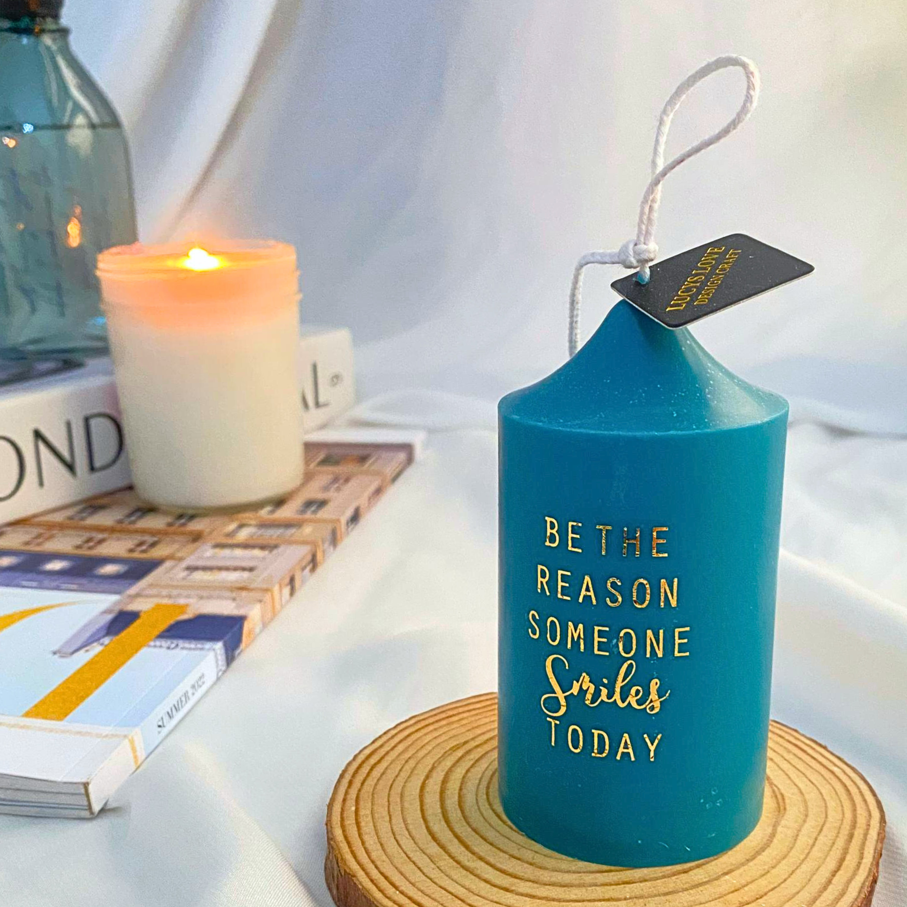 Pillar Candle Water Decal Stamping